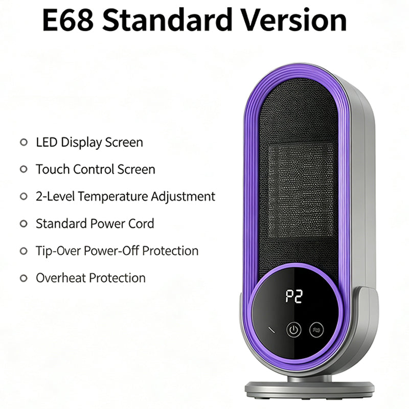 New ceramic PTC heating desktop heater with remote control for small household dormitory electric heaters