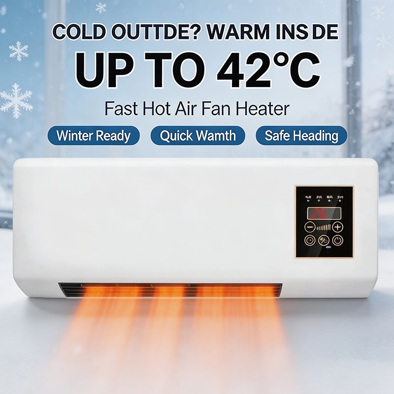 2 in 1 Wall Mounted Air Conditioner Fan, Portable Cooling