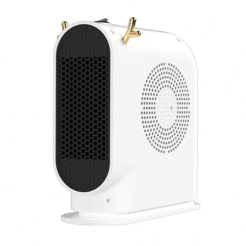 500W Portable Desktop Electric Fan Heater, Intelligent Thermostat Space Heater for Home Winter - WindFrameTech