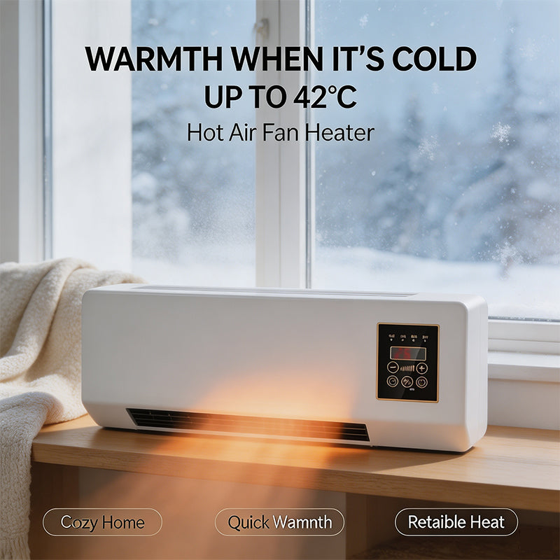 2 in 1 Wall Mounted Air Conditioner Fan, Portable Cooling