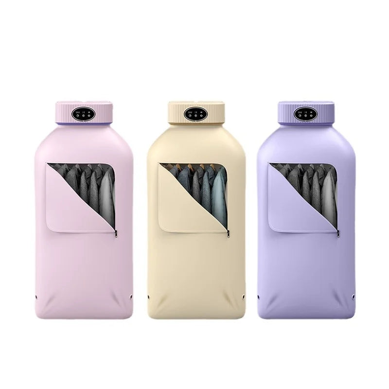 Portable Clothes Dryer Mini Electric Laundry Dryer for Travel Home Apartment Foldable Fabric Drying Bag for Underwear Socks