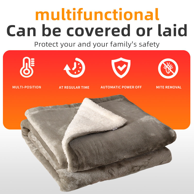 Fast Heating Thickened Electric Heated Blanket Warm