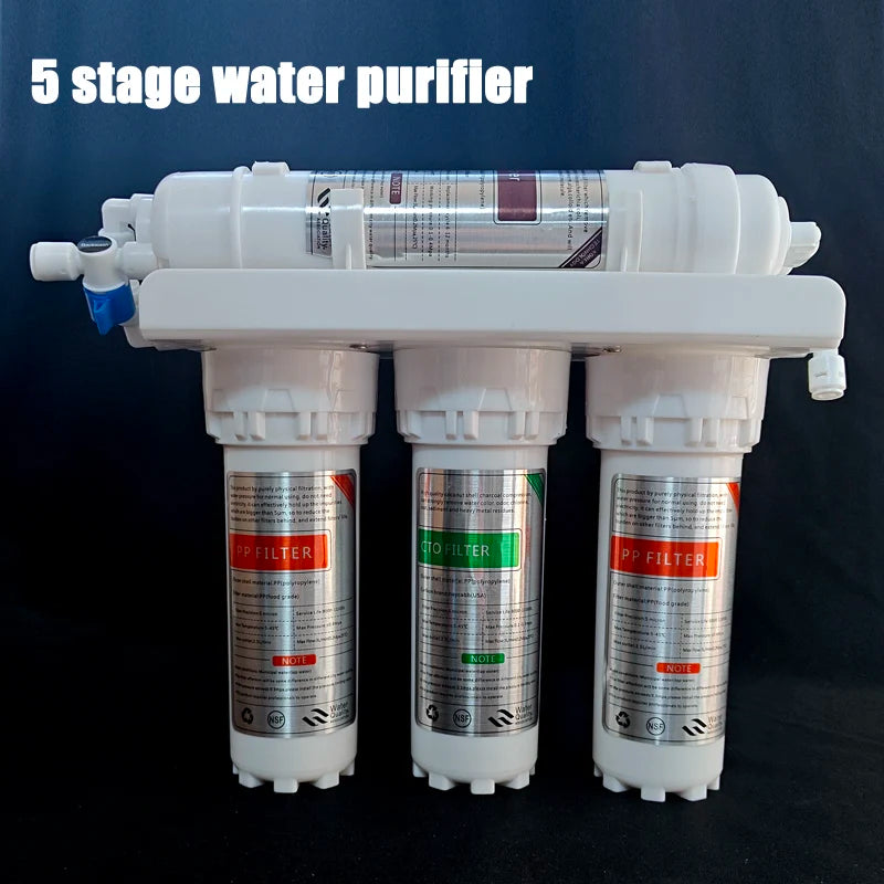 Small 5-level 6-level ultrafiltration filter with a filtration accuracy of 0.01 microns, pre filter for household kitchen water