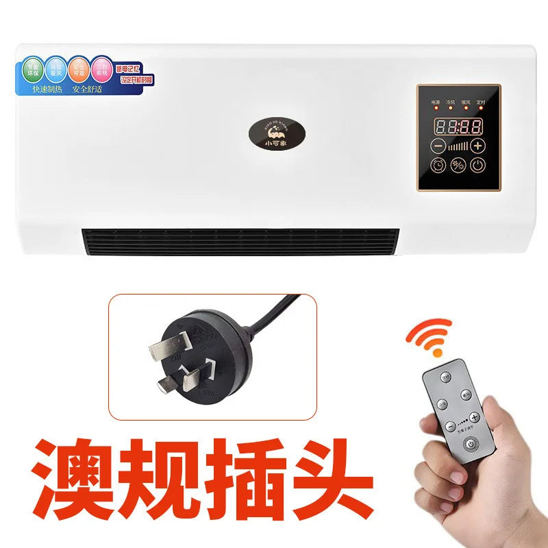 2 in 1 Cooling Heating Machine Ductless Air Conditioner Wall-mounted Air Conditioner Fan and Heater RV Air Conditioner Fan