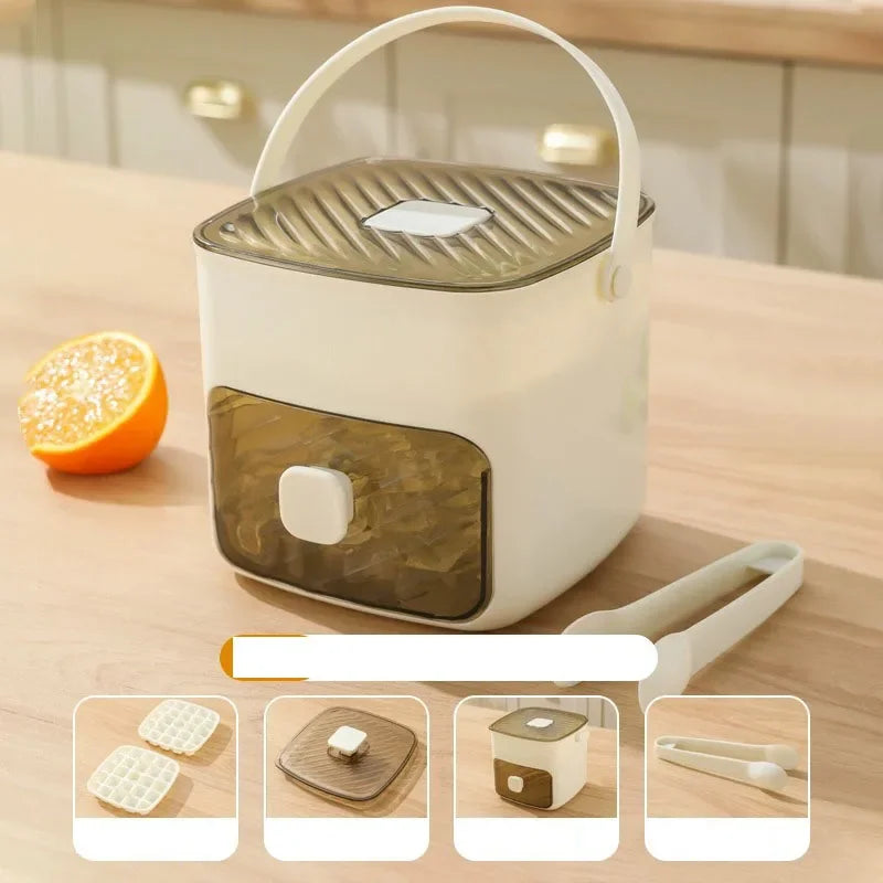 Reusable Ice Cube Tray One-Touch Release Ice Mold
