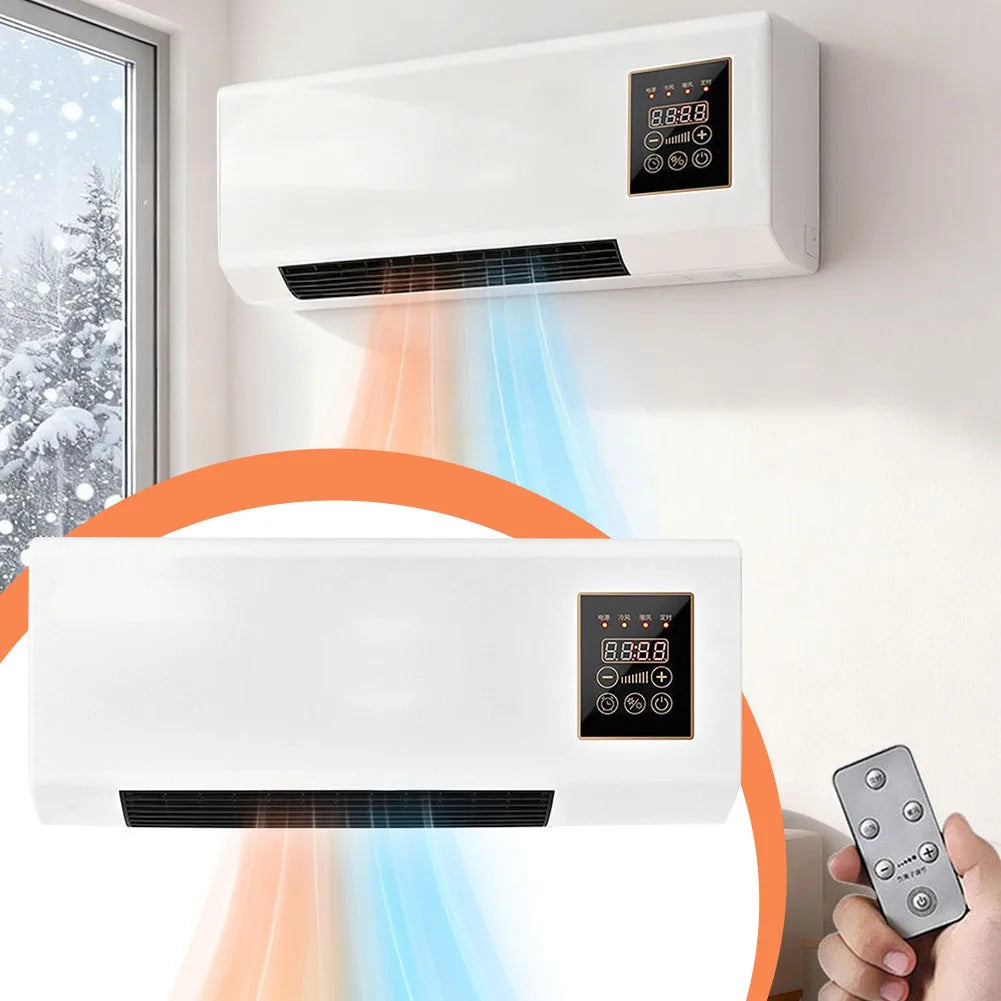 2 in 1 Cooling Heating Machine Ductless Air Conditioner Wall-mounted Air Conditioner Fan and Heater RV Air Conditioner Fan