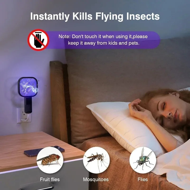 Summer New USB Mosquito Swatter Trap  UV Light Mosquito Trap Portable Mosquito Killer Lamp  for for Outdoor Picnic Camping Hotel