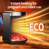 Mini PTC Ceramic Heater – Portable Safe Fan Heater for Desk