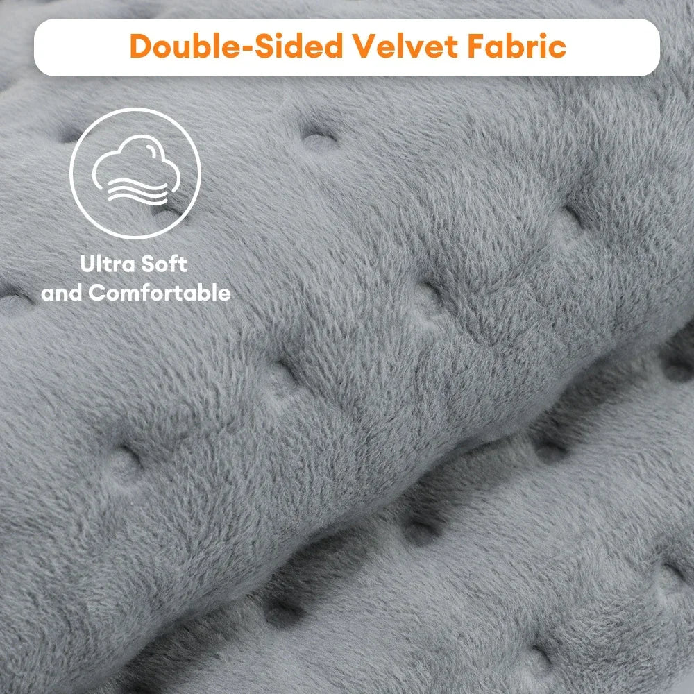 30×60cm Electric Heating Pad for Back Neck Shoulder, 9 Heat Levels 4 Timer