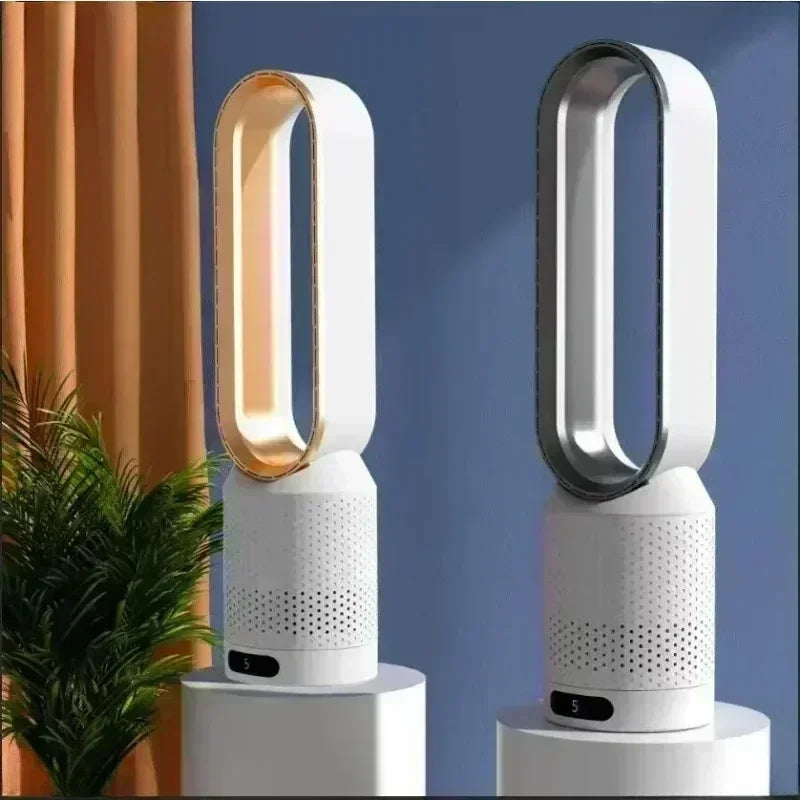 No Blade Floor Fan Remote Control Quietest Household Silent Tower Fan for Dorm Room New