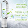 40W 20 Inch Bladeless Floor Fan Remote Control Low Noise