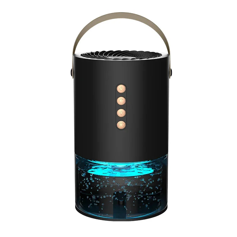 Smart Dehumidifier 1.3L Water Tank Negative Ion Purification 3‑Speed Timing