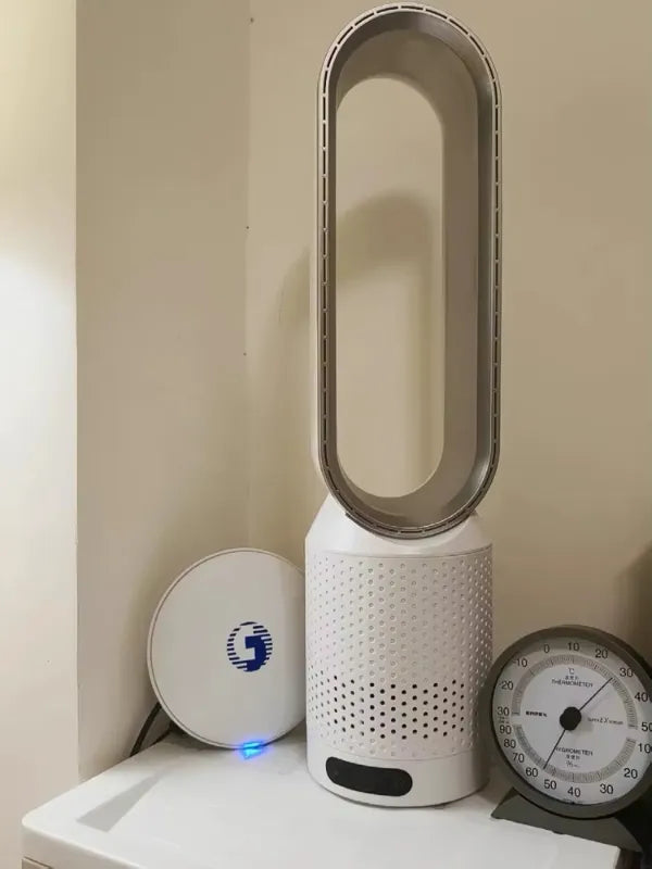 Smart Remote Bladeless Fan | 8 Speed Timing Oscillating Quiet Cooling Fan