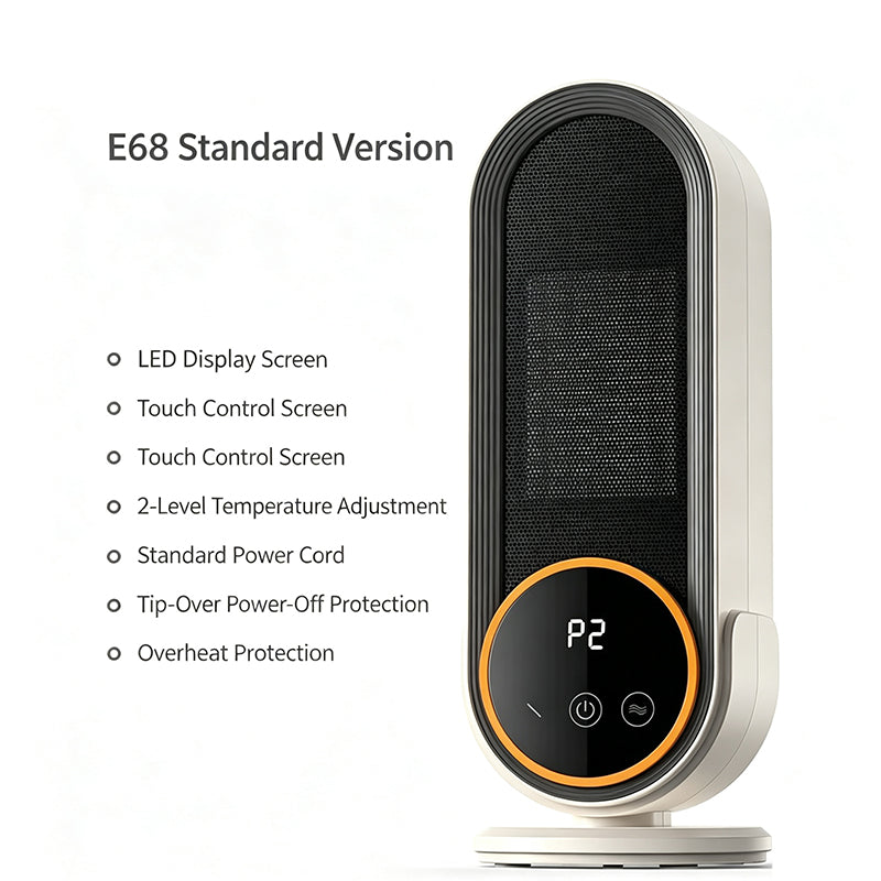 New ceramic PTC heating desktop heater with remote control for small household dormitory electric heaters