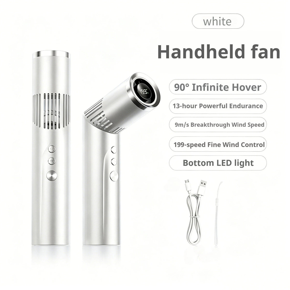 Lipstick Fan Portable Outdoor 199 Speed Brushless High Speed Fan - WindFrameTech
