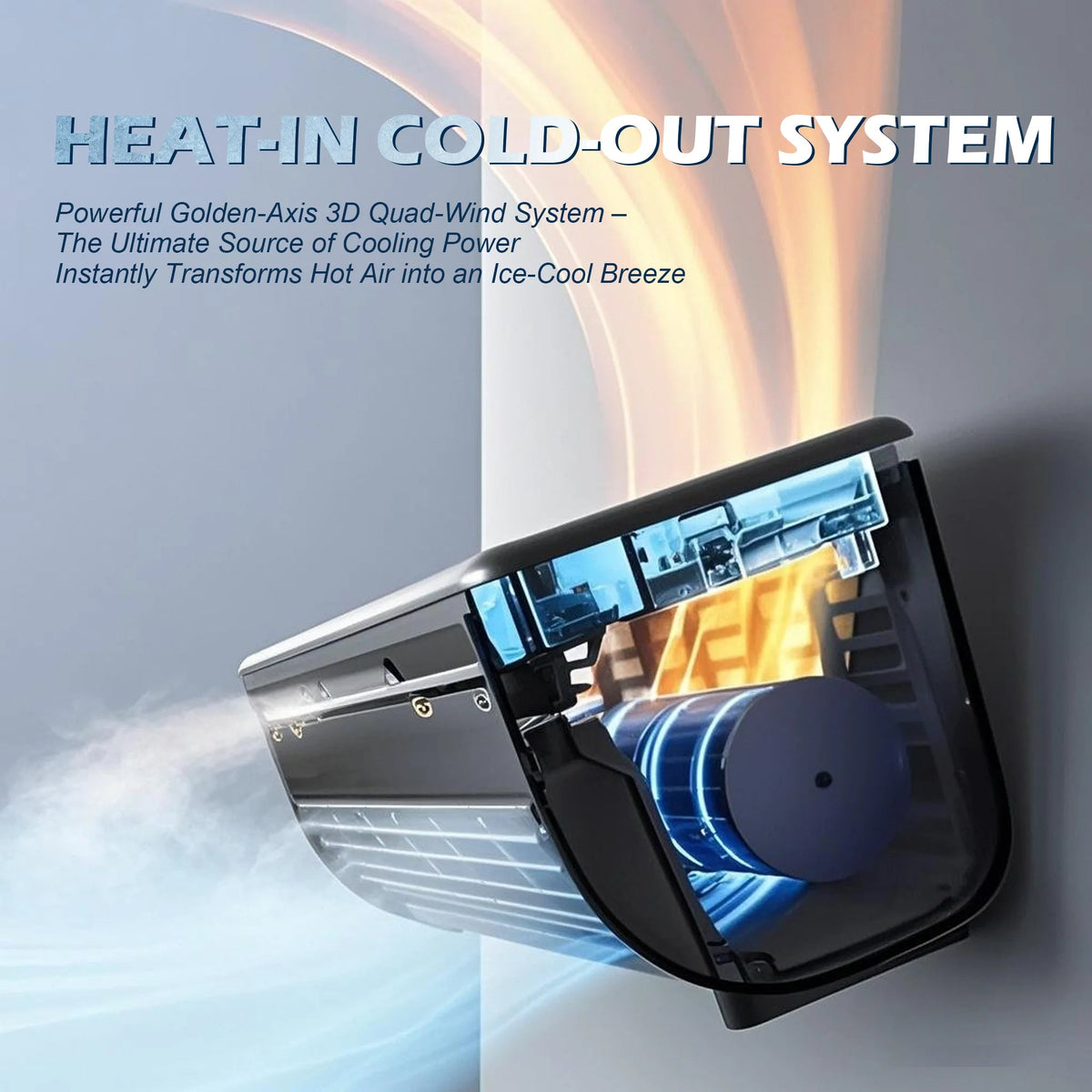 Portable Mist Cooling Fan - WindFrameTech