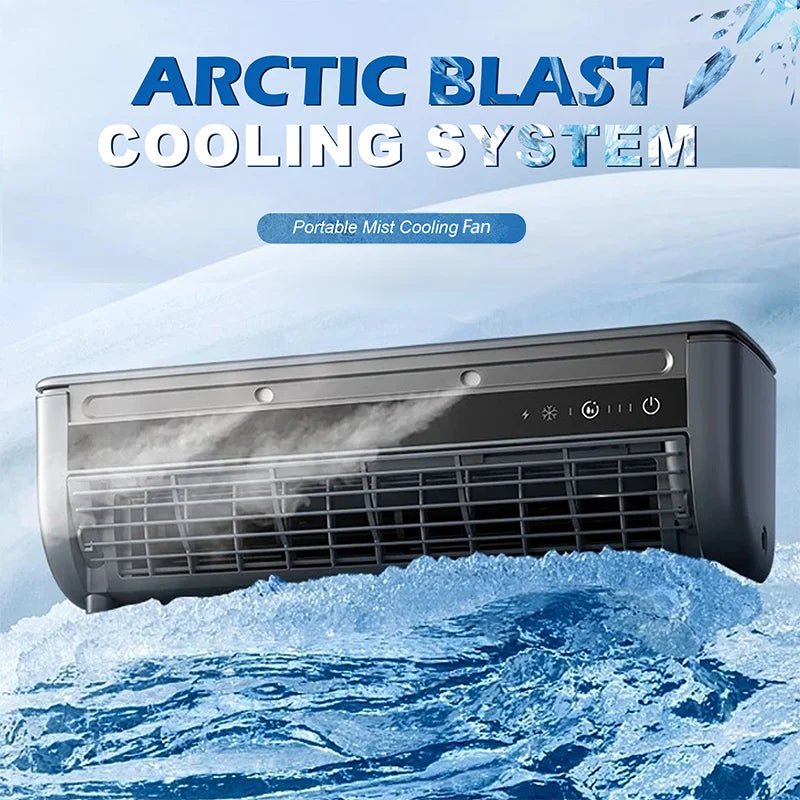 Portable Mist Cooling Fan - WindFrameTech