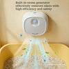 Smart Rechargeable Pet Odor Eliminator for Cat Litter Box Home Cleaning