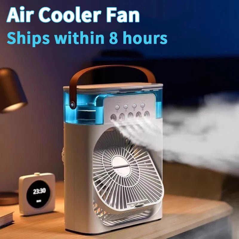 Spray fan air conditioner with LED - WindFrameTech